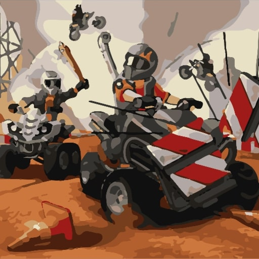 Jeu Courses Sauvages: Combats sur Roues