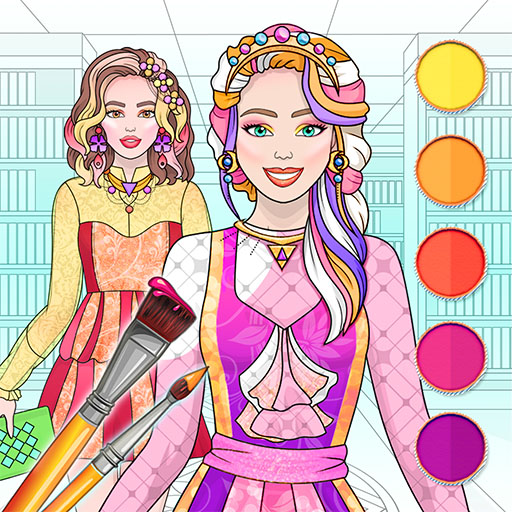 Jeu Styliste de Campus: Coloriage et Mode pour Filles