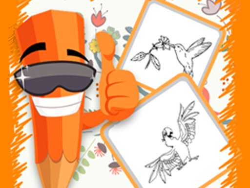 Jeu Coloriage d'Oiseaux Enchantés