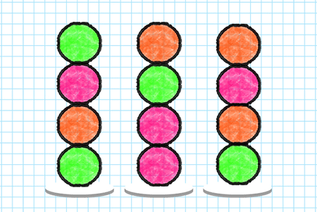 Jeu Trier les Balles Paper Note
