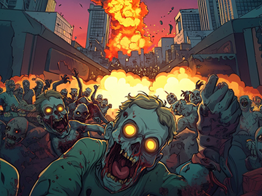 Jeu Siège Zombie.io: Défendez la Dernière Base de l'Humanité