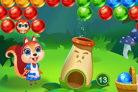 Jeu Bubble Shooter Squirrel 2