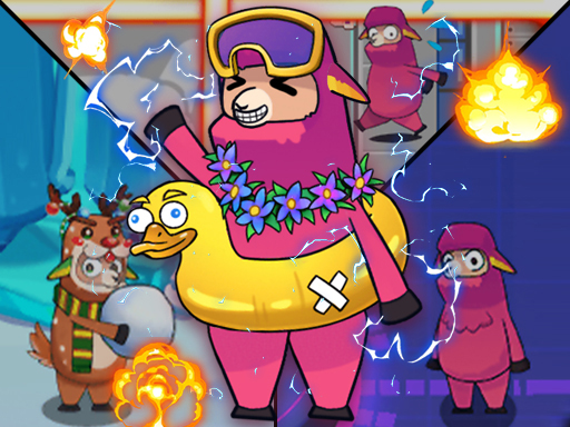 Jeu Mouton Mouton Canard: Bataille Festive Multijoueur