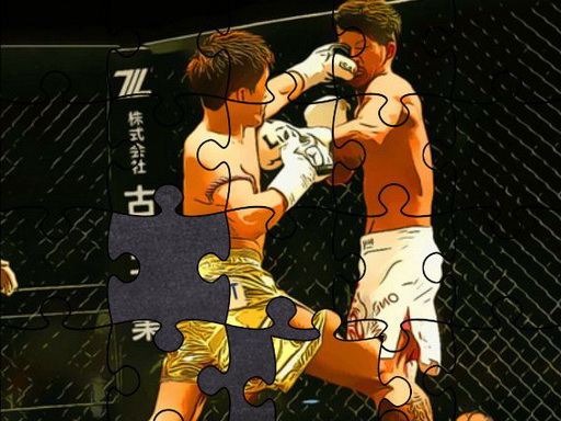 Jeu Puzzle MMA Fighters: Assemblez les Combattants d'Arts Martiaux Mixtes