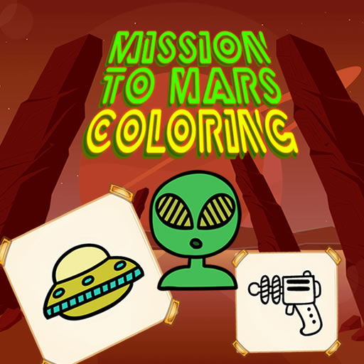 Jeu Coloriage Mission Mars: L'Aventure Spatiale en Couleurs